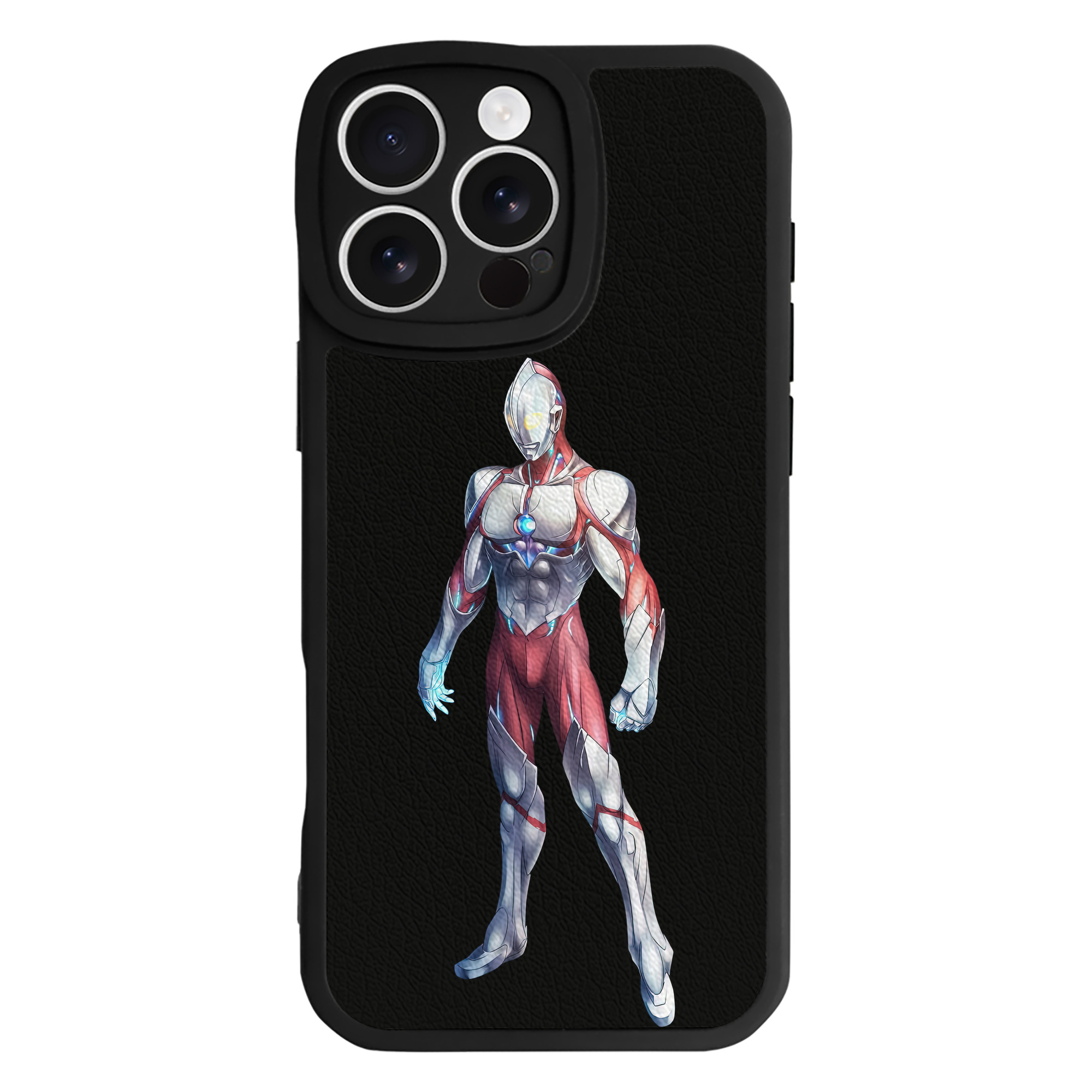 （画像用） ウルトラマン Ultraman 【iPhone 16シリーズ対応】シリコンスマホケース（レザー調） 材質：シリコン